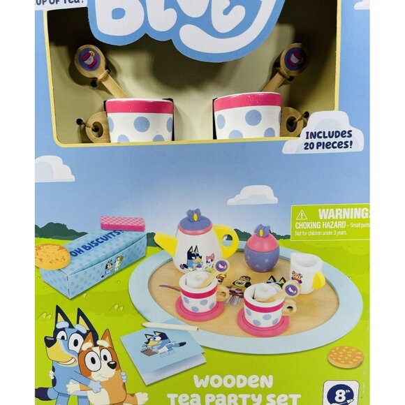 Bluey Wooden Tea Party Playset 20 Pieces - Picture 11 of 11